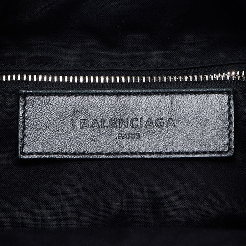 BALENCIAGA Giant pompom Shoulder Bag blue WS13673
