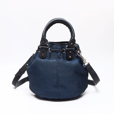 BALENCIAGA Giant pompom Shoulder Bag blue WS13673