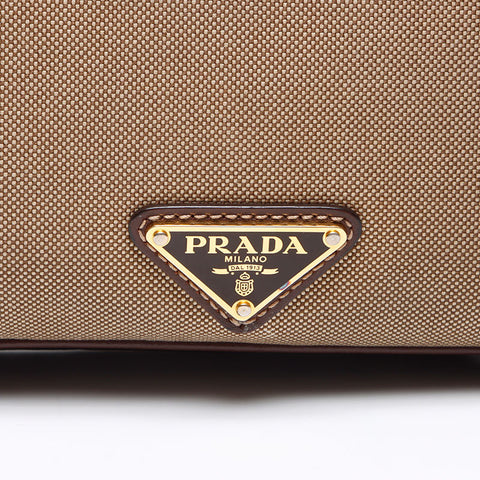 PRADA プラダ ロゴプレート ハンドバッグ ガレリア 2WAY