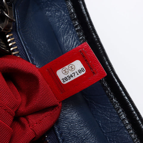 シャネル CHANEL レザー ガブリエル ホーボー 28番台 2019 ショルダーバッグ ブルー WS13677