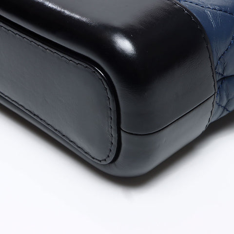 シャネル CHANEL レザー ガブリエル ホーボー 28番台 2019 ショルダーバッグ ブルー WS13677