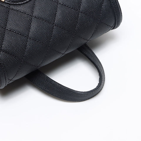 シャネル CHANEL 28番台 キャビアスキン ココマーク ミニ 2019年 リュック・デイパック ブラック WS13680