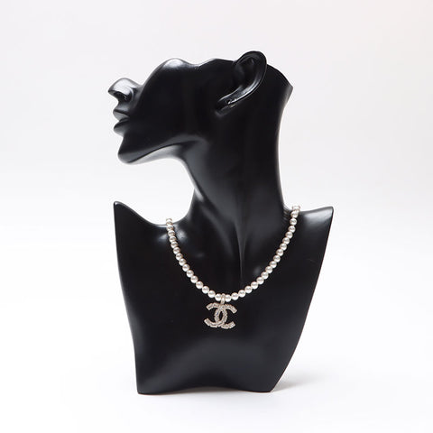 シャネル CHANEL ココマーク パール A24V 2024年 ネックレス ホワイト WS13682