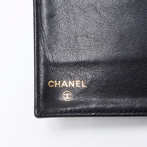 シャネル CHANEL ココマーク キャビアスキン 3番台 1994-1996 長財布 ブラック WS13683