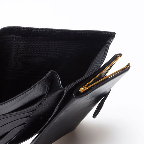 CHANEL COCO Mark Caviar Skin No. 3 1994-1996 Purse black WS13683