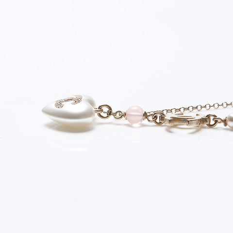 シャネル CHANEL 2021 A21B ココマーク ハート ネックレス ゴールド WS13685