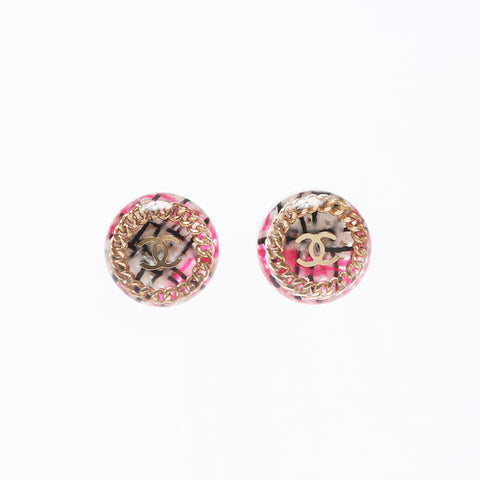 CHANEL 14S 2014 COCO Mark Round Pierce pink WS13690