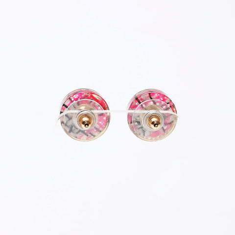 VINTAGE CHANEL/シャネル】ピアス logo flower hoop 99a(両耳