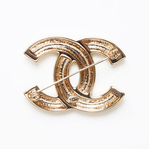 シャネル CHANEL B21C ココマーク 2021 ラインストーン ブローチ