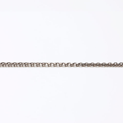 CHANEL 08P 2008 COCO Mark Star Rhinestone Long 3 Row Necklace Silver WS13693