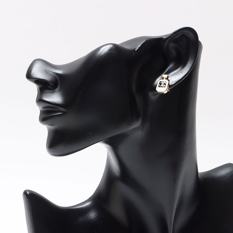 CHANEL Bottle COCO Mark CC Mark C25C Pierce Gold white WS13696