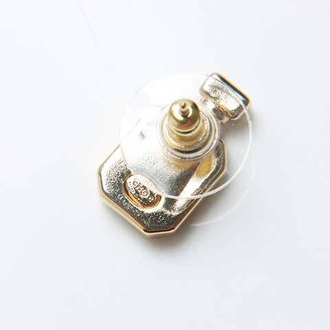 CHANEL Bottle COCO Mark CC Mark C25C Pierce Gold white WS13696