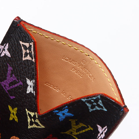 ルイ・ヴィトン LOUIS VUITTON モノグラムマルチカラーエテュイミロワール　ノワール ミラー ブラック WS13699