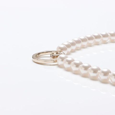 シャネル CHANEL B24C 2024 ココマーク パール ネックレス ゴールド ホワイト WS13701