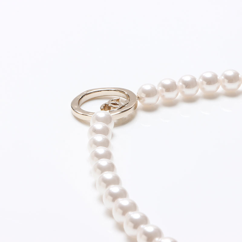 シャネル CHANEL B24C 2024 ココマーク パール ネックレス