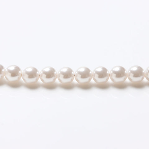 CHANEL B24C 2024 COCO Mark Pearl Necklace Gold white WS13701