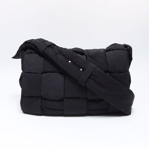 ボッテガヴェネタ BOTTEGAVENETA カッセト テック ナイロン ショルダーバッグ ブラック WS13708
