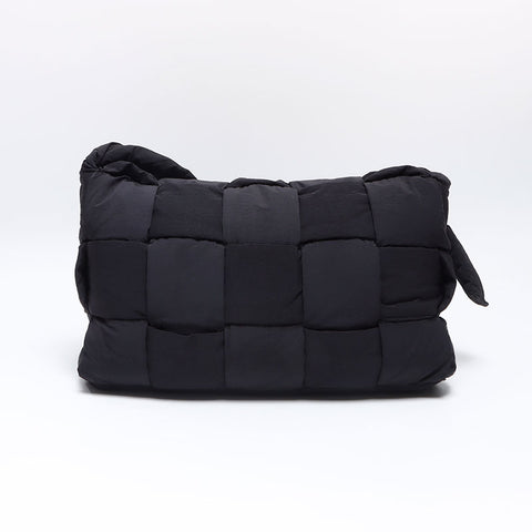 ボッテガヴェネタ BOTTEGAVENETA カッセト テック ナイロン ショルダーバッグ ブラック WS13708