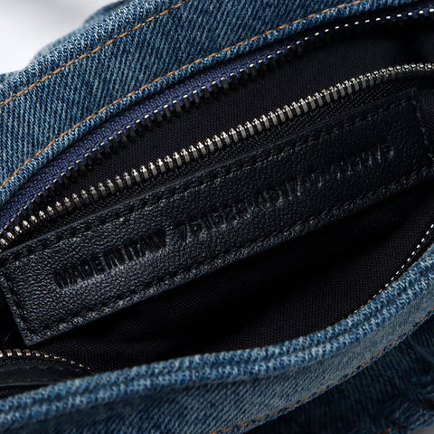 BALENCIAGA Le Cagoule XS Denim Giant Shoulder Bag Navy WS13709