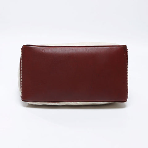 セリーヌ CELINE マカダム キャンバス ショルダーバッグ ベージュ WS13711