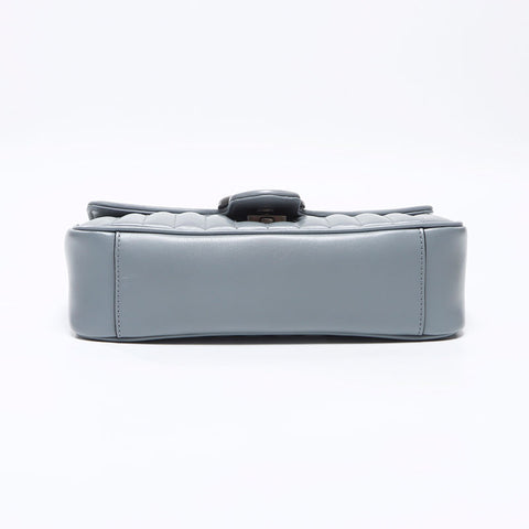 グッチ GUCCI GGマーモント ミディアム チェーン 443497 ショルダーバッグ グレー WS13716