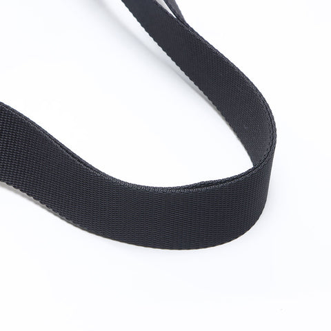 PRADA triangle logo nylon Shoulder Bag black WS13723