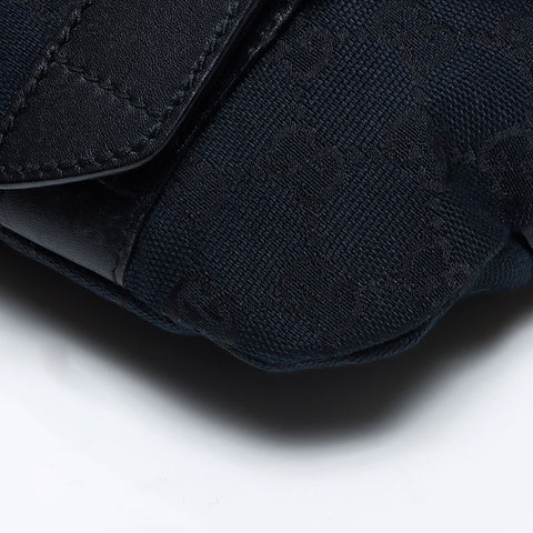 GUCCI GG canvas Waist bag black WS13724