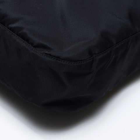 PRADA Nylon triangle logo Shoulder Bag black WS13726