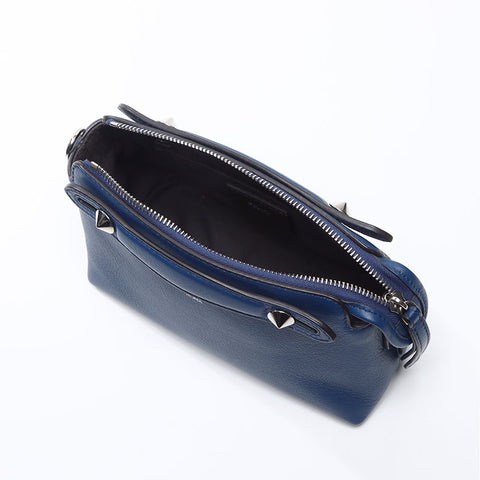 FENDI By the Way Mini Leather Shoulder Bag blue WS13732