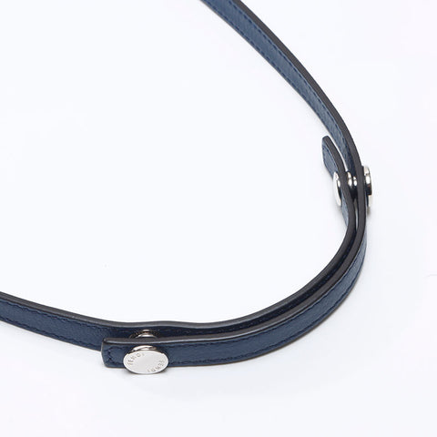 フェンディ FENDI バイ ザ ウェイ ミニ レザー ショルダーバッグ ブルー WS13732
