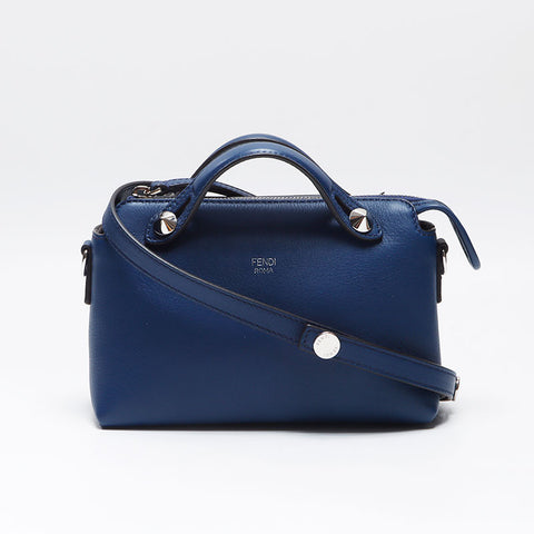 FENDI By the Way Mini Leather Shoulder Bag blue WS13732