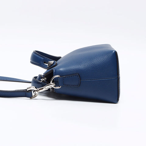FENDI By the Way Mini Leather Shoulder Bag blue WS13732