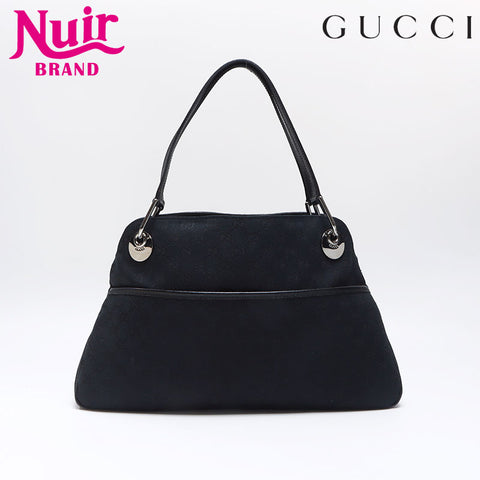 グッチ GUCCI GGキャンバス ショルダーバッグ ブラック WS13733