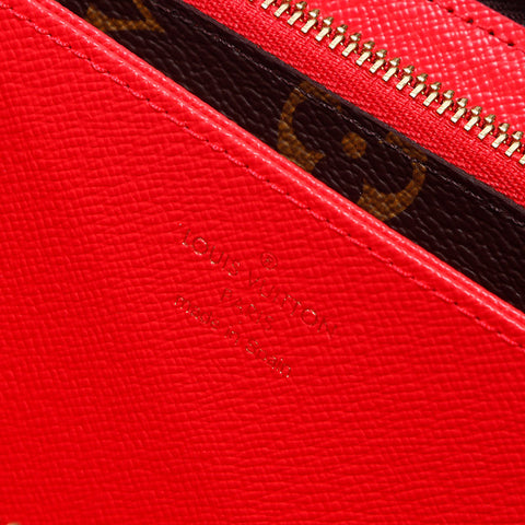 LOUIS VUITTON Monogram Zippy Wallet Graphic Christmas Limited 2021s Purse Brown WS13737