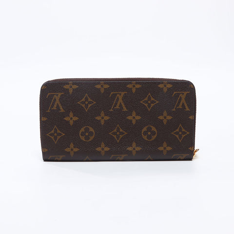 LOUIS VUITTON Monogram Zippy Wallet Graphic Christmas Limited 2021s Purse Brown WS13737