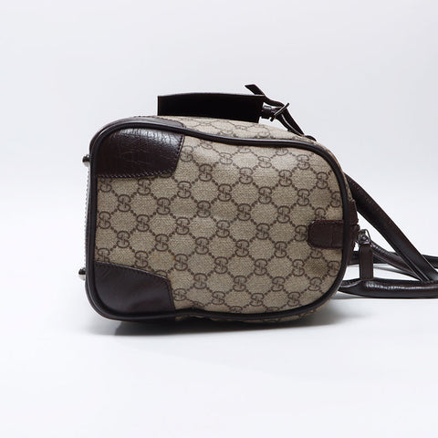 グッチ GUCCI GG スプリーム ボストンバッグ ベージュ WS13738