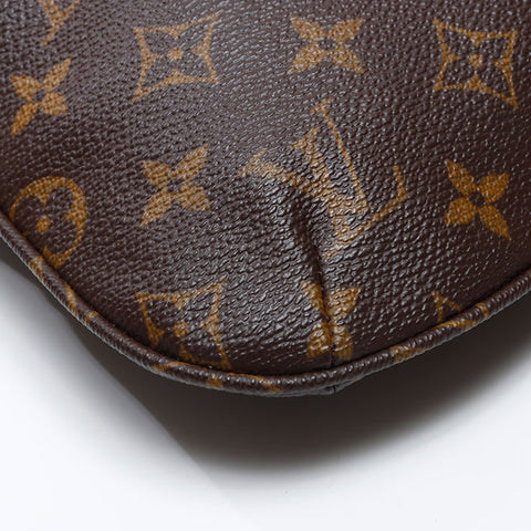 ルイ・ヴィトン LOUIS VUITTON × Comme Des Garçons コムデギャルソン パーティ モノグラム2008 ショルダーバッグ ブラウン WS13740