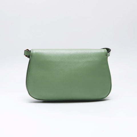 GUCCI Blondie Leather Shoulder Bag green WS13742