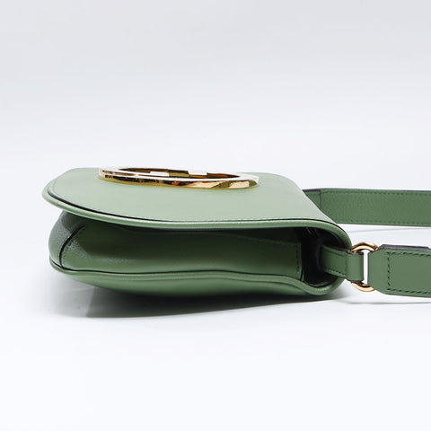 GUCCI Blondie Leather Shoulder Bag green WS13742