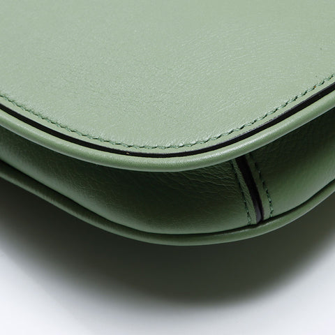 GUCCI Blondie Leather Shoulder Bag green WS13742