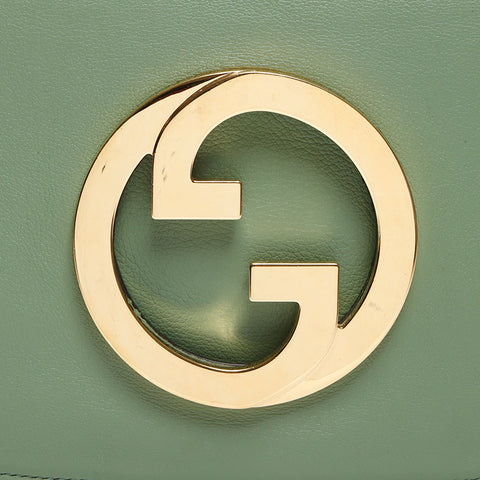 GUCCI Blondie Leather Shoulder Bag green WS13742