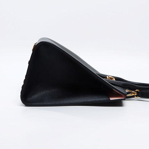 サルヴァトーレフェラガモ Salvatore Ferragamo ガンチーニ THE STUDIO 2WAY ショルダーバッグ ハンドバッグ ブラック WS13743