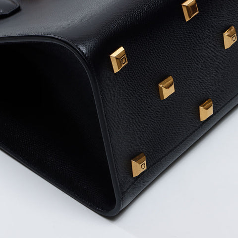 サルヴァトーレフェラガモ Salvatore Ferragamo ガンチーニ THE STUDIO 2WAY ショルダーバッグ ハンドバッグ ブラック WS13743