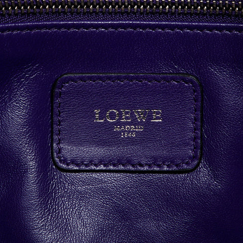 LOEWE Anagram Amazona Handbag purple WS13744