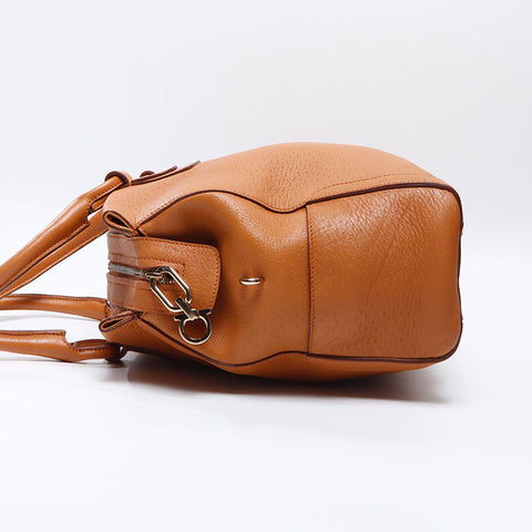 サルヴァトーレフェラガモ Salvatore Ferragamo ハンドバッグ ガンチーニ トートバッグ ブラウン WS13746