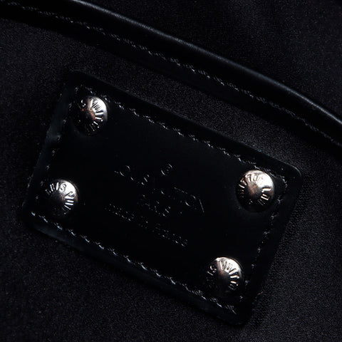 LOUIS VUITTON Pochette Comte de Fe Monogramm Satin TH0042 Handtasche schwarz WS13747