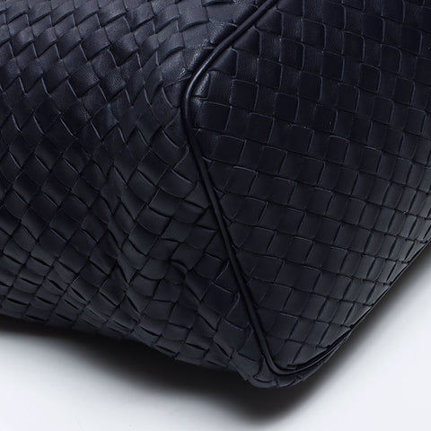 ボッテガヴェネタ BOTTEGAVENETA イントレチャート ナッパ ワンショルダー ショルダーバッグ ネイビー WS13749