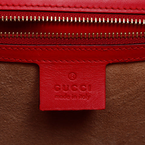 GUCCI Sylvie 2WAY Handbag Red WS13750
