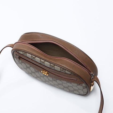 GUCCI Old Gucci GGP lats Shoulder Bag beige WS13752