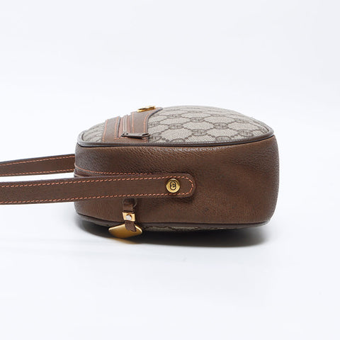 GUCCI Old Gucci GGP lats Shoulder Bag beige WS13752